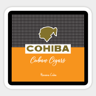 Cuban Cigars brand Sticker